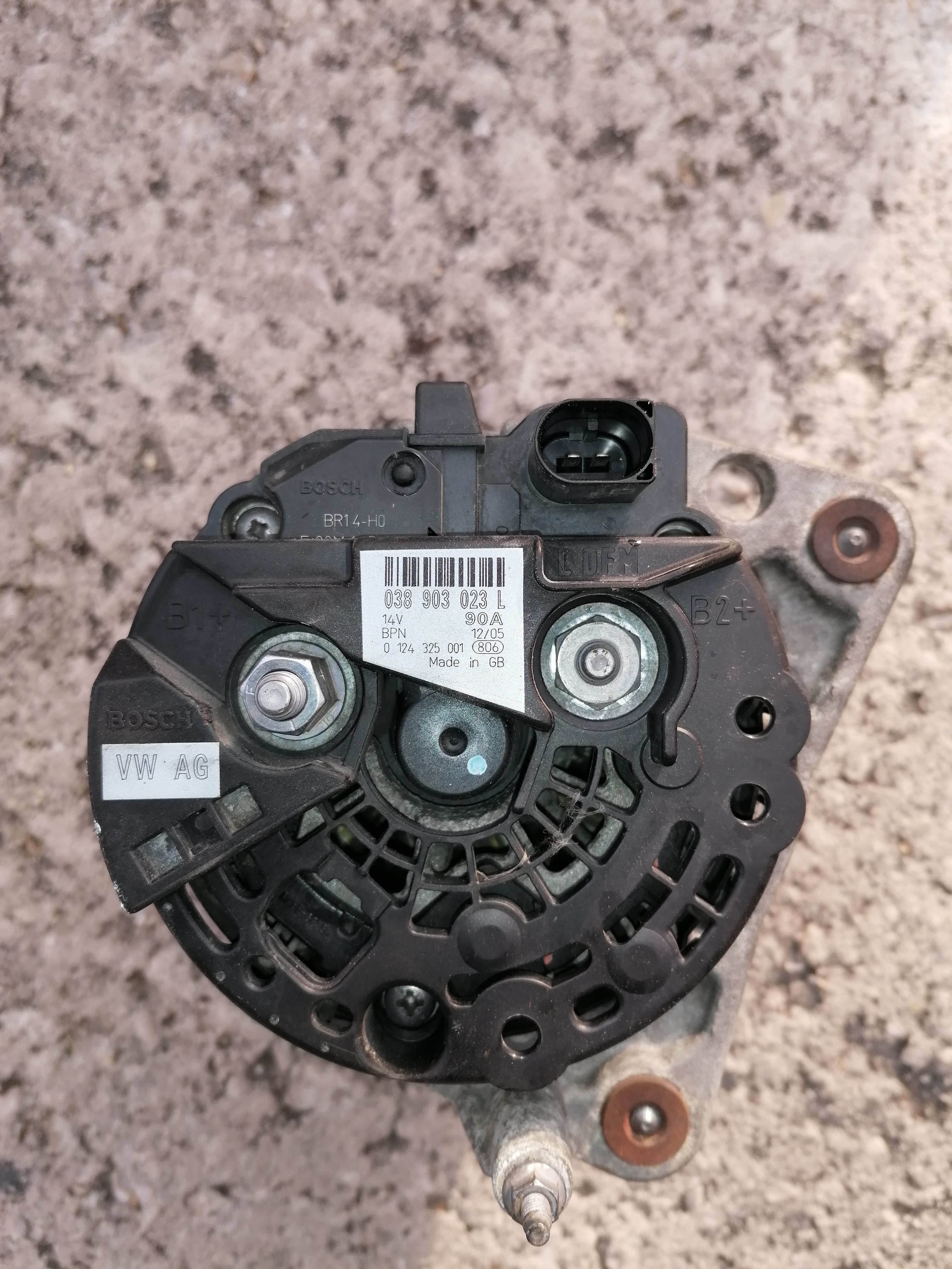 ALTERNATORE ORIGINALE VW OEM 038903023L BOSCH